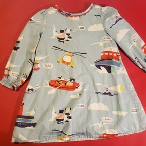 mini Boden rescue vehicle dress NWOT. 3Y